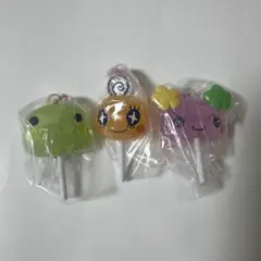 たまごっち　カラフルキャンディチャーム　くちぱっち　ふわらっち　めめっち