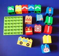 アンパンマンブロックあそびセット カラフルなブロックセット