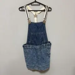 FLASH REPORT ブルー　デニム　サロペット　ワンピース