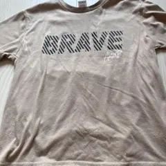 BRAVE プリント Tシャツ ベージュのサムネイル