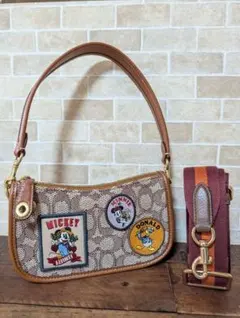COACH ディズニー ショルダーバッグ ミッキー ミニー ドナルド
