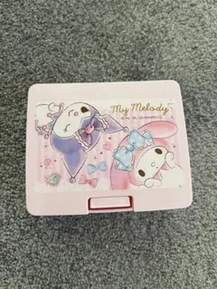サンリオ　My Melody ワンプッシュ小物ケース ピンク