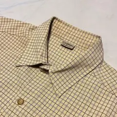 CALTOP チェックシャツ 2XL ベージュ USA製 ボックス 当時モノのサムネイル