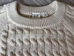 GAP ケーブルニット セーター オフホワイトＳ　新品