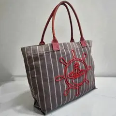 美品 ヴィヴィアンウエストウッド ビックオーブ 刺繍 大きい トートバッグ