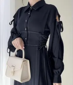 milly bilet ステッチ配色ワンピース