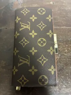 ① 美品 ルイヴィトン コンチネンタル クラッチ 折り財布 がま口 モノグラム