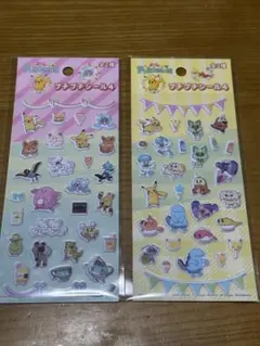 ポケモン　プチプチシール4 立体シール　2枚セット