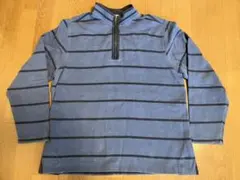 L.L.Bean 青黒ボーダー ハーフジップスウェットのサムネイル