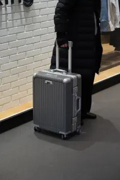 Nirvara…様専用　多機能キャリーケース【マットグレーSサイズ】C32