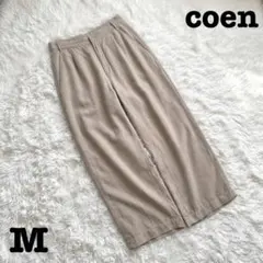 【ゆったりサイズ♡涼感】ｃｏｅｎ⭐︎コーエン　リネンレーヨンパンツ　ベージュ　M