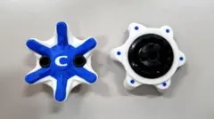 TPU ゴルフスパイク鋲 ゴルフシューズ スパイクピン ブルー20個のサムネイル