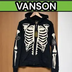 【Mサイズ】 VANSON ★RODEO BROS スカルデザイン　パーカー