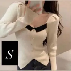 アイボリー ニット Sサイズ SHEIN
