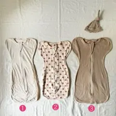 toyou ｜奇跡のおくるみ　スワドル3枚(＋ボンネット)セット