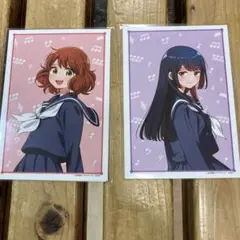 響け！ユーフォニアム ブロマイド2枚セット　2点 黄前久美子　高坂麗奈