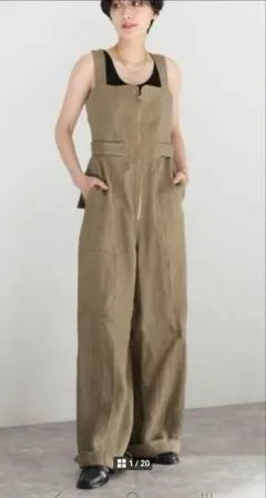 INSCRIRE リネンサロペット 36 2025年最新】INSCRIRE サロペット・オーバーオール