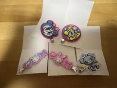 ナルミヤキャラクターズ　ラバークリップ　5個セット
