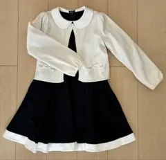 組曲　フォーマルワンピース　セットアップ　女の子　入学式　120
