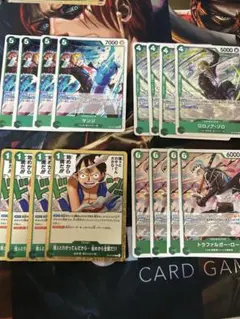 ワンピース 緑カード　ゾロ強化パーツ