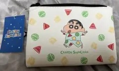 合皮フラットポーチ クレヨンしんちゃん パジャマ