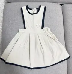 moimoln ハート刺繍 ジャンパースカート 120