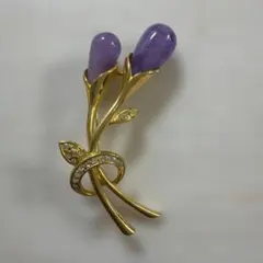VENDOME フラワーモチーフ ブローチのサムネイル