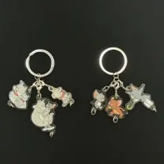 トムとジェリー　アクリルキーホルダー　３連2セット