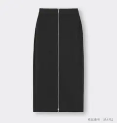 GU ジーユー フロントジップナローロングスカート Q 356752 Mサイズ