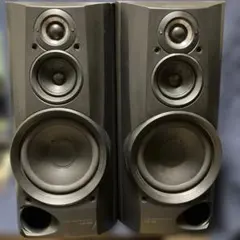 KENWOOD フロア型スピーカー KENWOOD 10cm デュアルコーン スピーカーシステム クラス最大ハイ