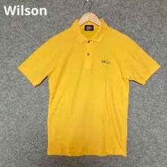 Wilson イエロー ポロシャツ　希少タグ　日本製