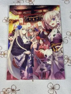 FGO fes フェス 特典 周年ビジュアルイラストカード ポストカード