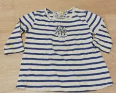 KP  ボーダーチュニック 七分袖　95