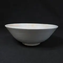 茶碗 平茶碗 夏 銘 作家物 淡い 白 抹茶碗 茶器 茶道具