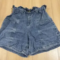 petit mainデニム ショートパンツ 130cm