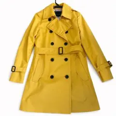 【美品】UNTITLED トレンチコート サイズ1 イエロー スプリングコート