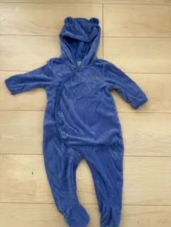 babyGap くま耳付き ベロア ロンパース 6-9M