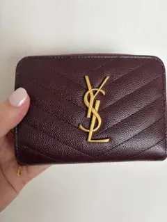 【破格 最終お値下げ】サンローラン カサンドラ Vステッチ ウォレット