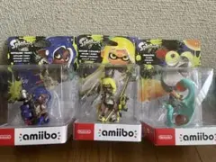 スプラトゥーン amiibo フィギュア 3体セット