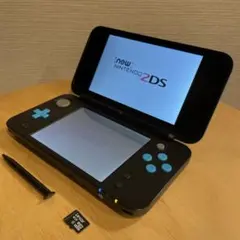 New ニンテンドー 2DS LL ブラック×ターコイズ