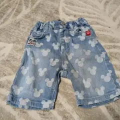 中古　ミッキーマウス　デニムパンツ