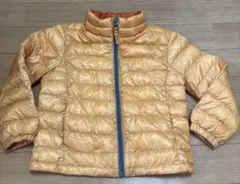 値下げ中！ユニクロ UNIQLO 中綿ダウンコート 110 オレンジ