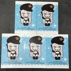 その着せ替え人形は恋をする　着せ恋展　特典ステッカー　ブラックロベリア5点セット