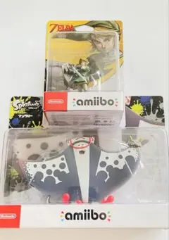amiibo マンタロー　スプラトゥーン　ゼルダの伝説　リンク　セット