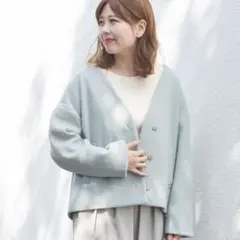 ショートコート ノーカラージャケット