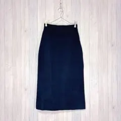 【AMERICANHOLIC】ロングニットタイトスカート ウエストゴム スリット