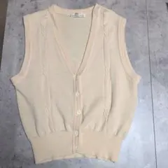 BALENCIAGA Sports ニットベスト アイボリー L