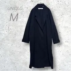 UNIQLO ルメールコラボ ロングコート ウールコート カシミヤ 黒 M