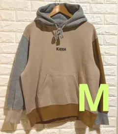 Kappa GU パーカー Mサイズ ベージュ グレー　裏起毛のサムネイル