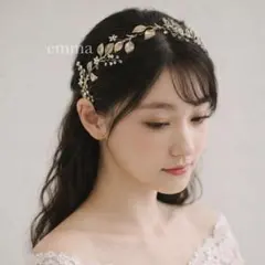 髪飾り　結婚式　成人式　卒業式　ヘアアクセサリー　カチューシャ　ヘッドドレス